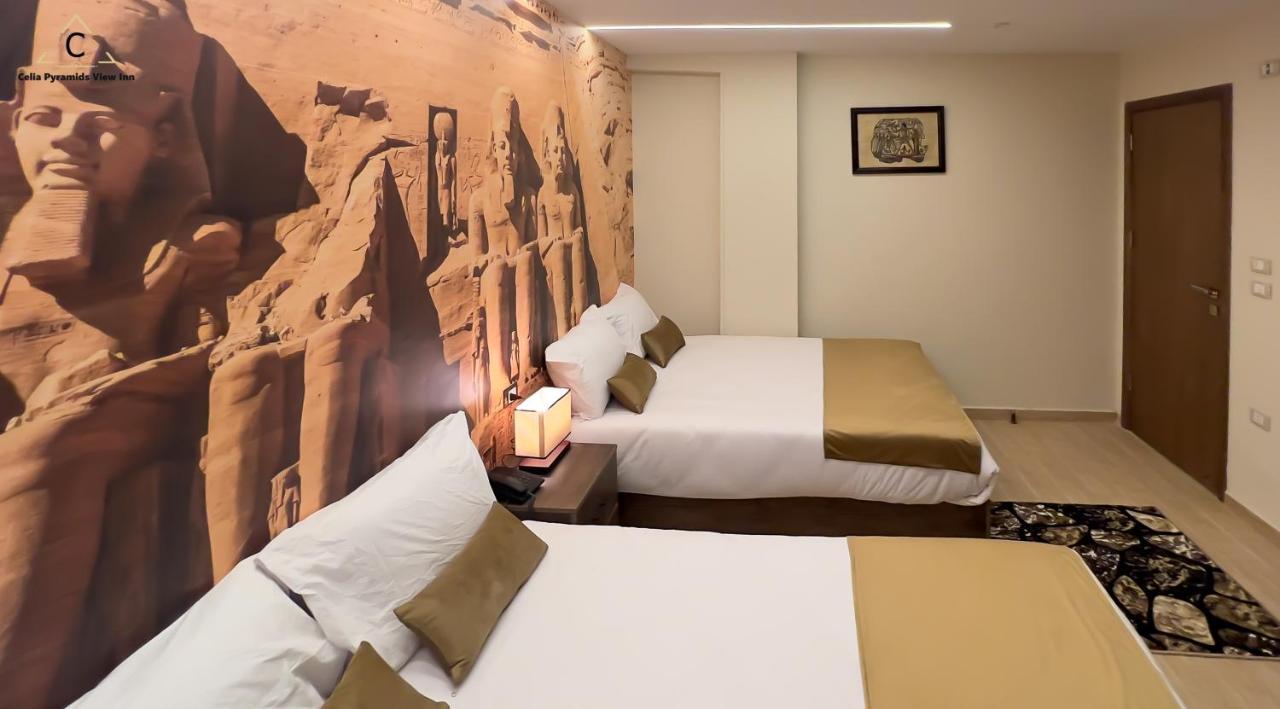 Celia Pyramids View Inn Nazlet el-Sisi Bagian luar foto