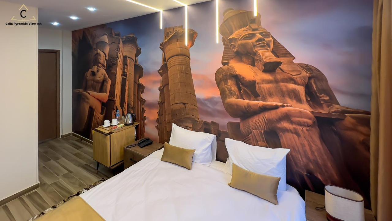 Celia Pyramids View Inn Nazlet el-Sisi Bagian luar foto