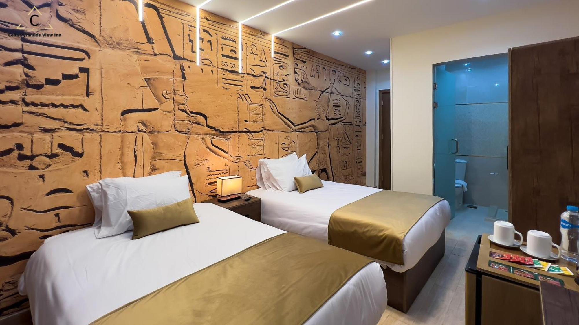 Celia Pyramids View Inn Nazlet el-Sisi Bagian luar foto