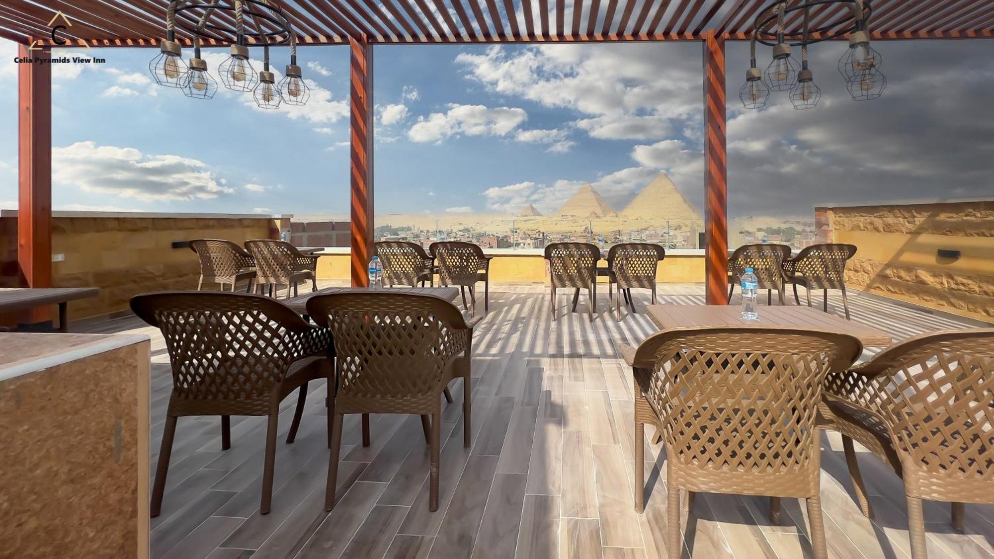 Celia Pyramids View Inn Nazlet el-Sisi Bagian luar foto