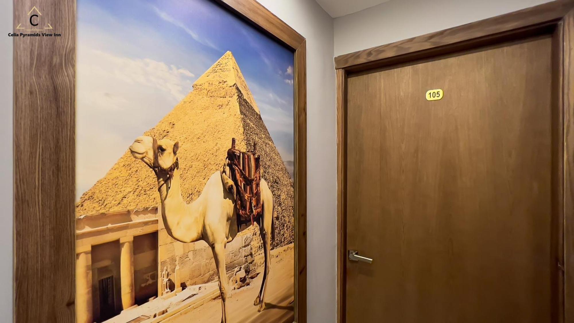 Celia Pyramids View Inn Nazlet el-Sisi Bagian luar foto