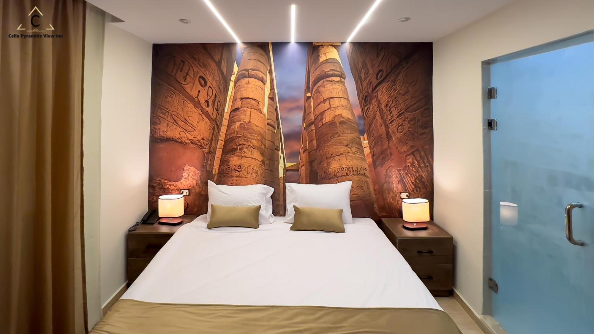Celia Pyramids View Inn Nazlet el-Sisi Bagian luar foto