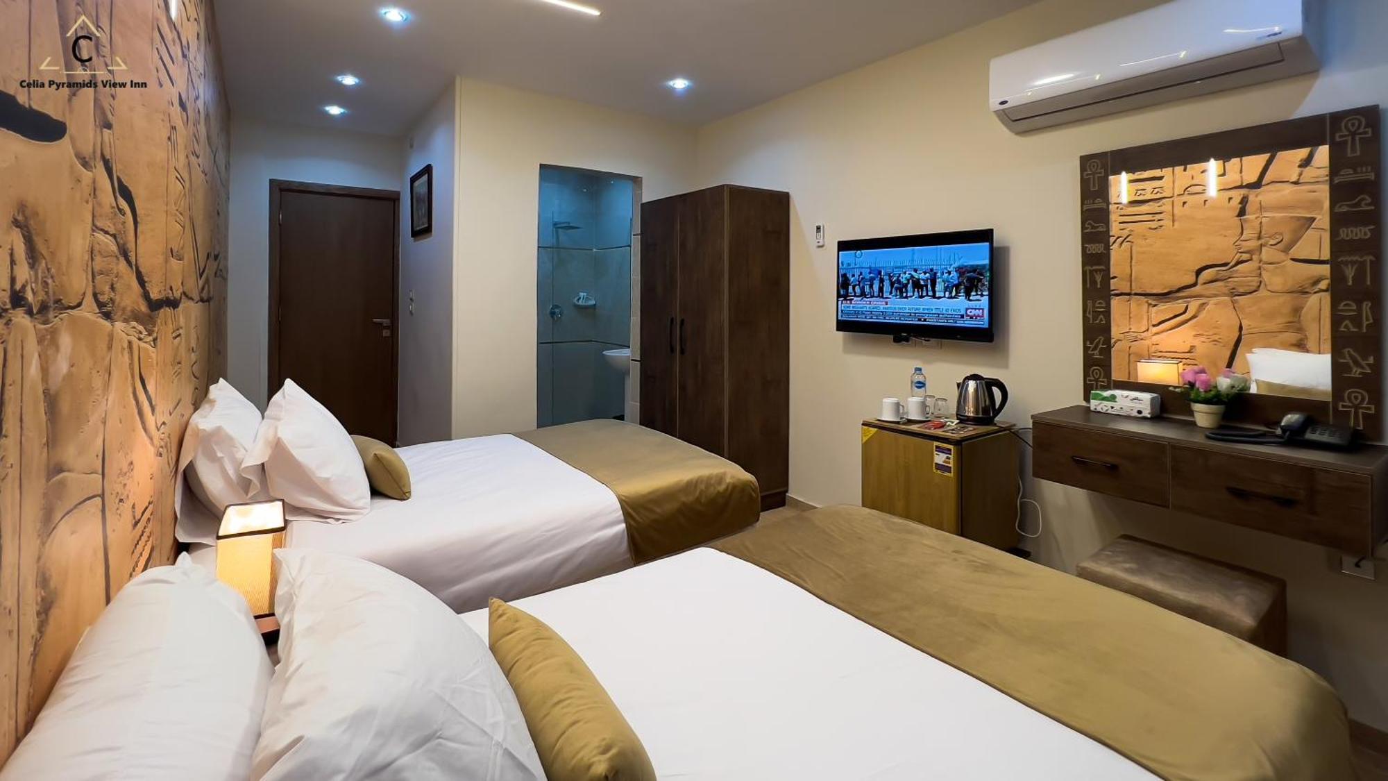 Celia Pyramids View Inn Nazlet el-Sisi Bagian luar foto