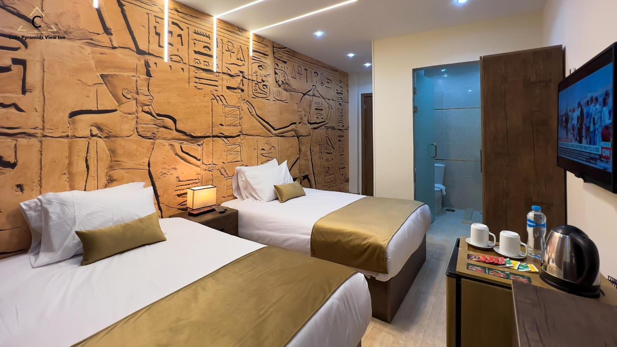 Celia Pyramids View Inn Nazlet el-Sisi Bagian luar foto