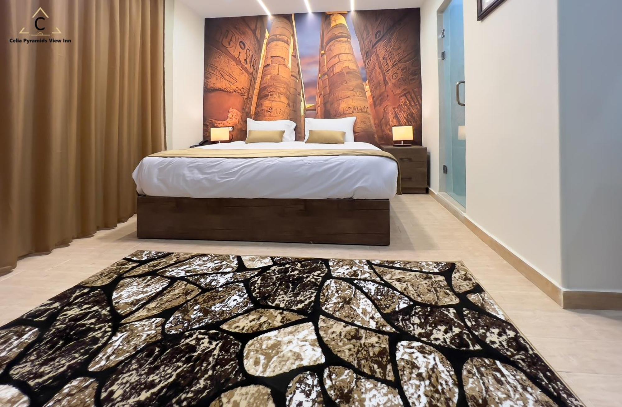 Celia Pyramids View Inn Nazlet el-Sisi Bagian luar foto